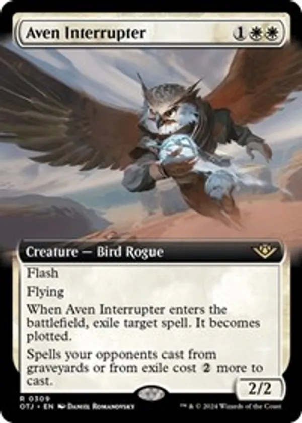 Aven Interrupter (Extended Art) (Foil)