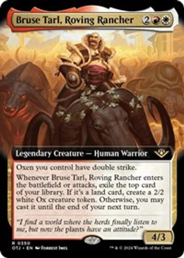 Bruse Tarl, Roving Rancher (Extended Art) (Foil)