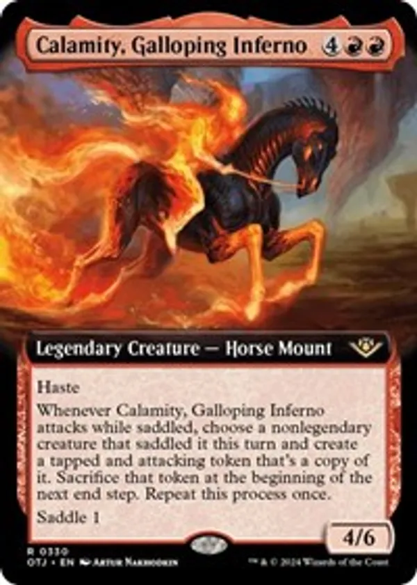 Calamity, Galloping Inferno (Extended Art) (Foil)