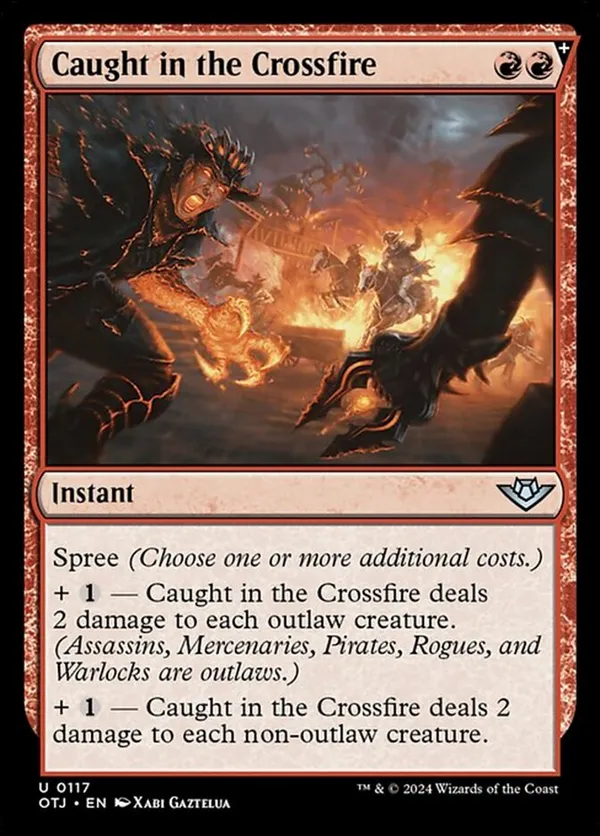 Caught in the Crossfire (Foil)