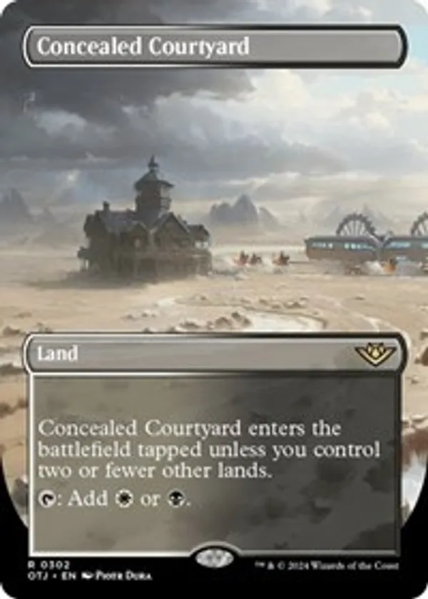 Concealed Courtyard (Borderless) (Foil)
