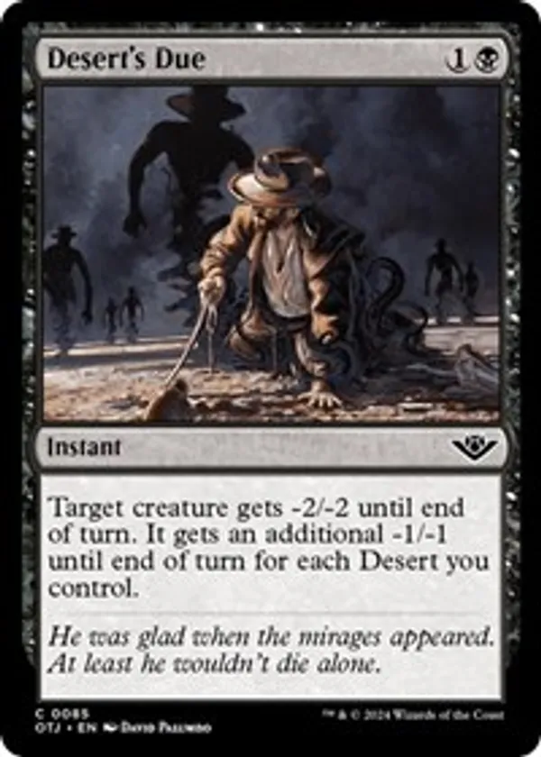 Desert's Due (Foil)