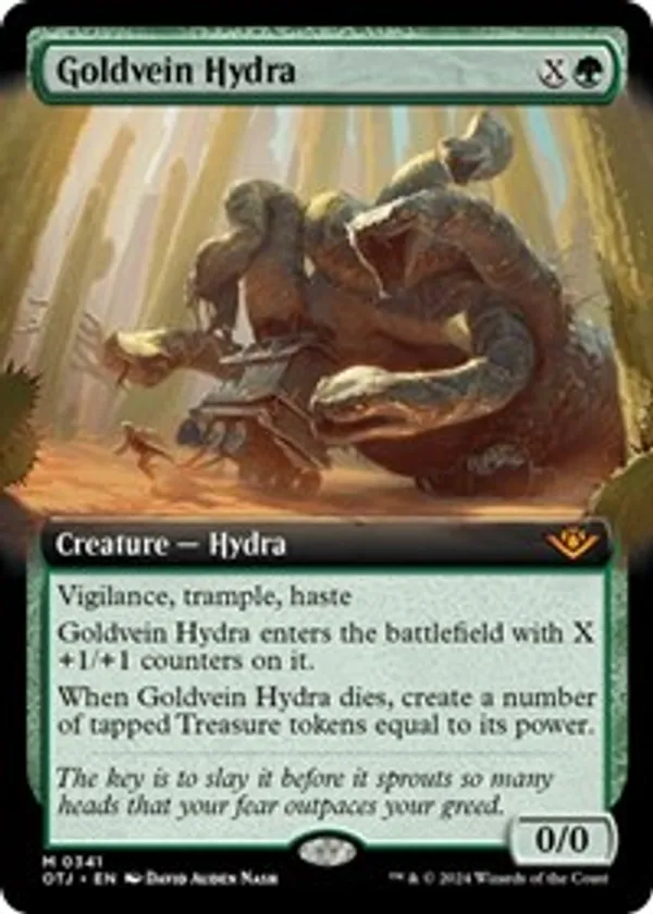 Goldvein Hydra (Extended Art) (Foil)