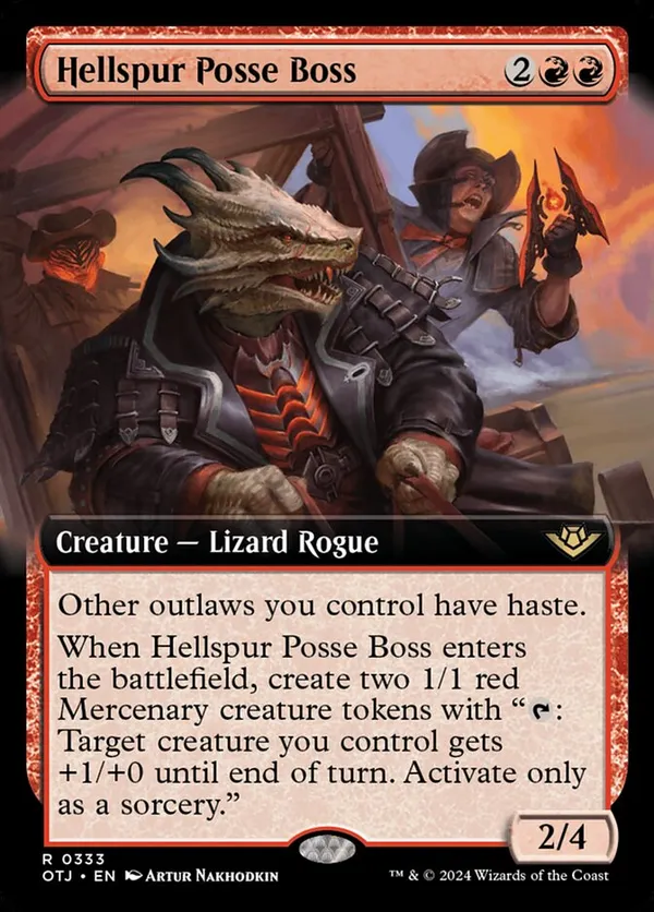 Hellspur Posse Boss (Extended Art) (Foil)