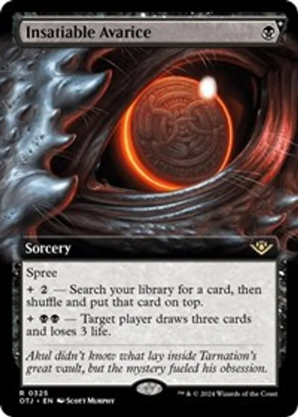 Insatiable Avarice (Extended Art) (Foil)