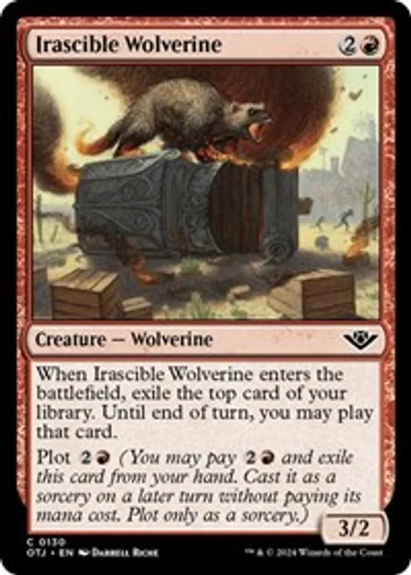 Irascible Wolverine (Foil)