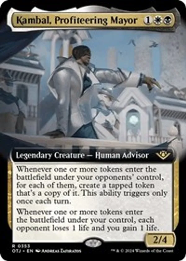Kambal, Profiteering Mayor (Extended Art) (Foil)