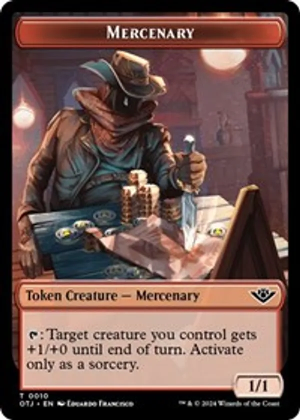 Mercenary // Plot Double-Sided Token