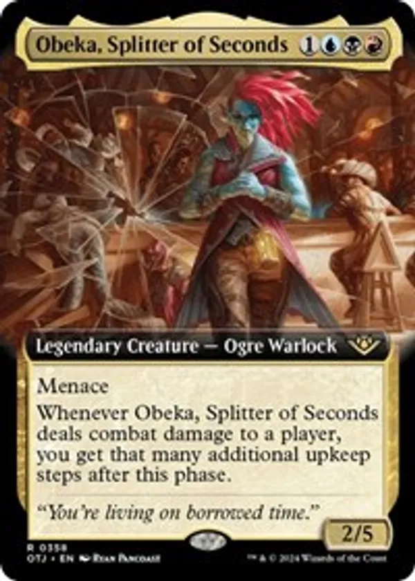 Obeka, Splitter of Seconds (Extended Art) (Foil)