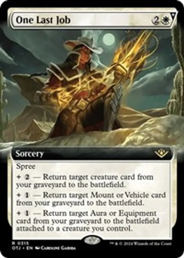 One Last Job (Extended Art) (Foil)