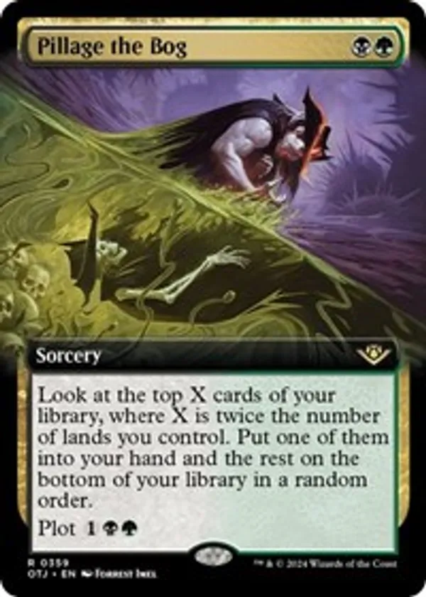 Pillage the Bog (Extended Art) (Foil)