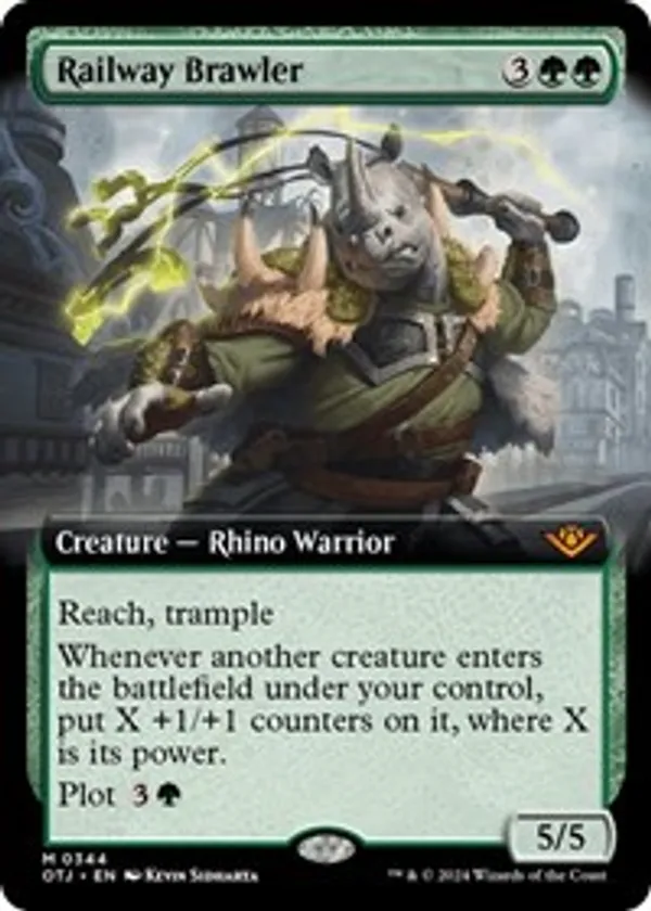 Railway Brawler (Extended Art) (Foil)