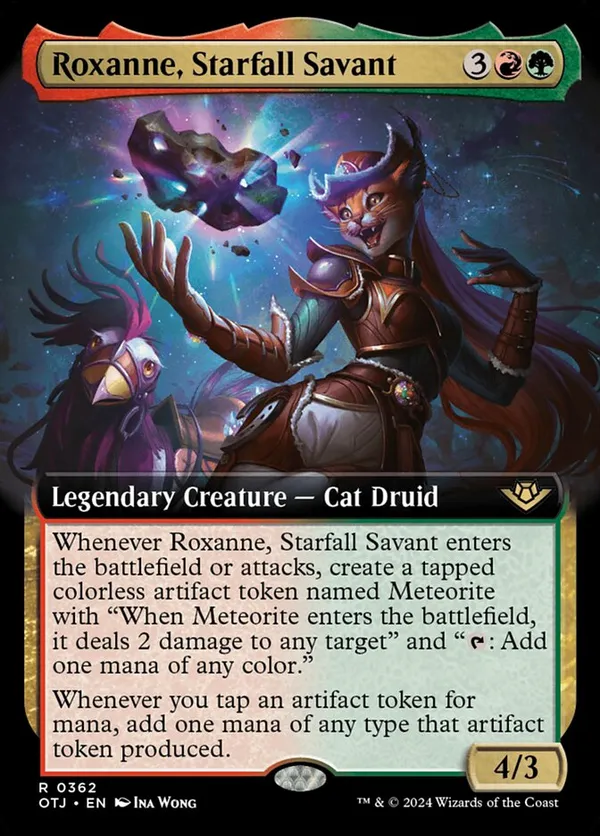 Roxanne, Starfall Savant (Extended Art) (Foil)