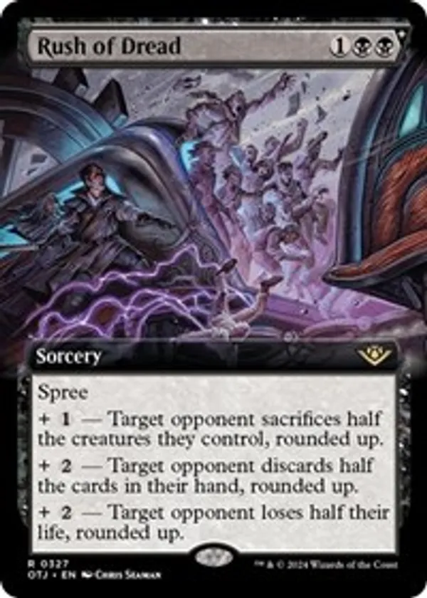 Rush of Dread (Extended Art) (Foil)