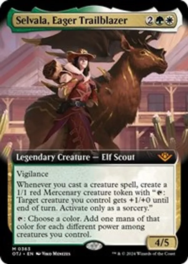 Selvala, Eager Trailblazer (Extended Art) (Foil)