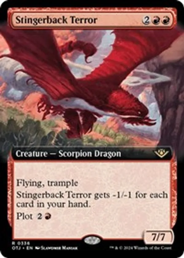 Stingerback Terror (Extended Art) (Foil)