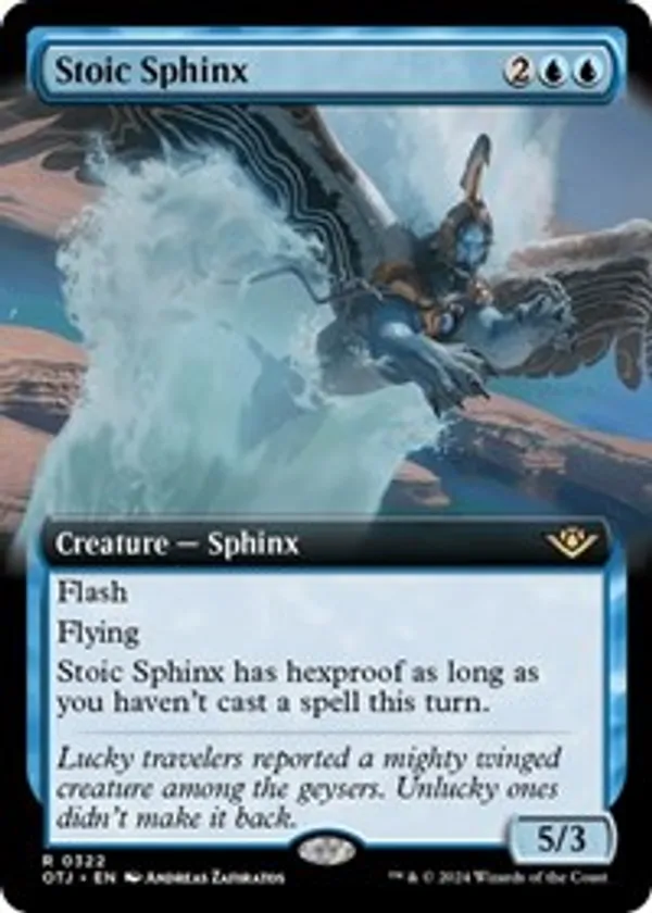 Stoic Sphinx (Extended Art) (Foil)
