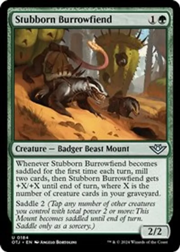 Stubborn Burrowfiend (Foil)