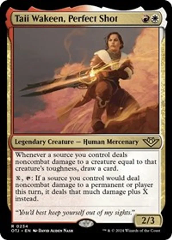 Taii Wakeen, Perfect Shot (Foil)