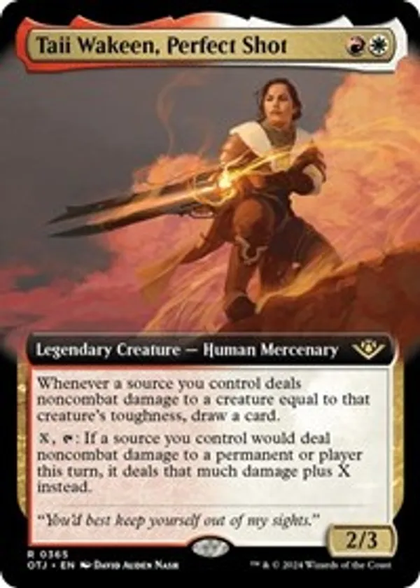 Taii Wakeen, Perfect Shot (Extended Art) (Foil)