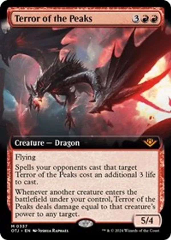 Terror of the Peaks (Extended Art) (Foil)