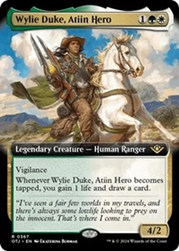 Wylie Duke, Atiin Hero (Extended Art) (Foil)
