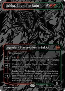 Lukka, Bound to Ruin (Oil Slick Raised Foil) (Foil)