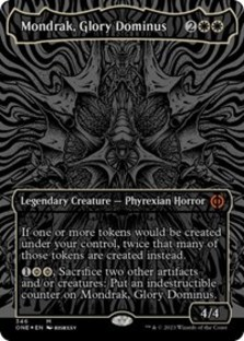 Mondrak, Glory Dominus (Oil Slick Raised Foil) (Foil)