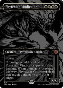 Phyrexian Vindicator (Oil Slick Raised Foil) (Foil)