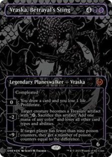Vraska, Betrayal's Sting (Oil Slick Raised Foil) (Foil)
