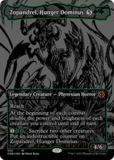 Zopandrel, Hunger Dominus (Oil Slick Raised Foil) (Foil)