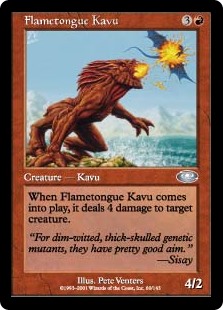 Flametongue Kavu (Foil)