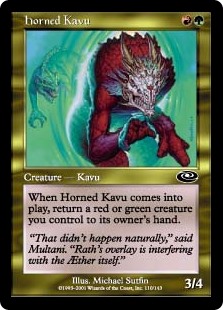 Horned Kavu (Foil)