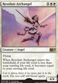 Resolute Archangel - Magic 2015 Prerelease Promo