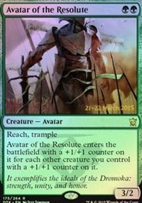 Avatar of the Resolute - Dragons of Tarkir Prerelease Promo
