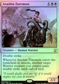 Arashin Foremost - Dragons of Tarkir Prerelease Promo