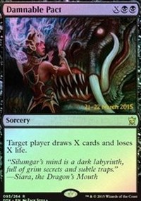 Damnable Pact - Dragons of Tarkir Prerelease Promo