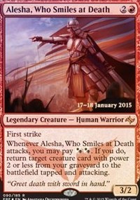 Alesha, Who Smiles at Death - Fate Reforged Prerelease Promo