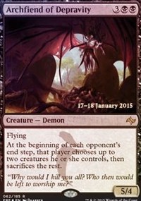Archfiend of Depravity - Fate Reforged Prerelease Promo