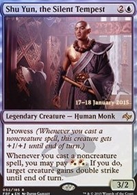 Shu Yun, the Silent Tempest - Fate Reforged Prerelease Promo