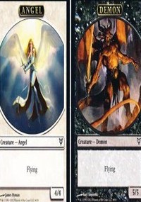 Angel // Demon Double-sided token