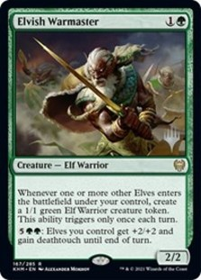 Elvish Warmaster (Foil)