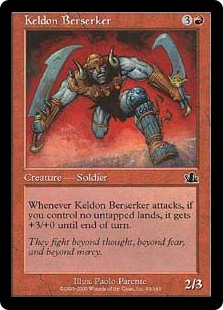 Keldon Berserker (Foil)