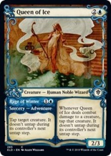 Queen of Ice // Rage of Winter (Showcase Foil)