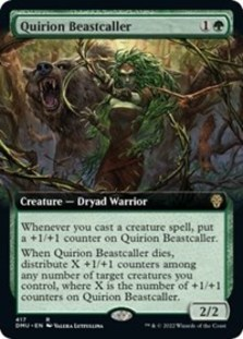 Quirion Beastcaller (Extended Art) (Foil)