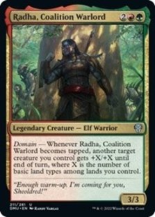 Radha, Coalition Warlord (Foil)