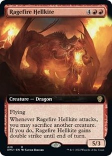 Ragefire Hellkite (Extended Art) (Foil)