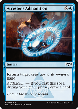 Arrester's Admonition (Foil)