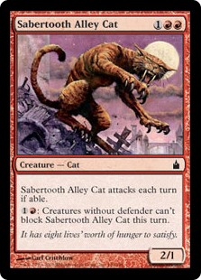 Sabertooth Alley Cat (Foil) Sabertooth Alley Cat (Foil)