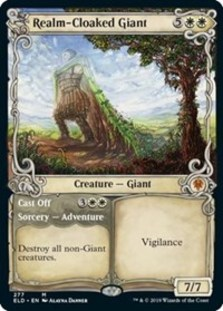 Realm-Cloaked Giant // Cast Off (Showcase)